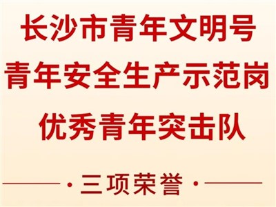 E世博官网集团荣获共青团长沙市委“号手岗队”建功大竞赛三项荣誉